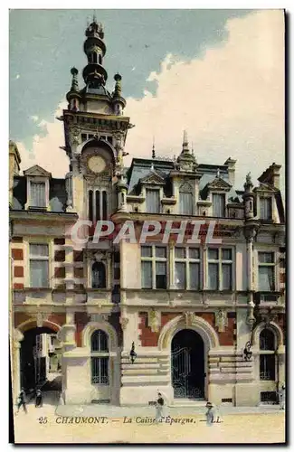 Cartes postales Banque Caisse d&#39Epargne Chaumont