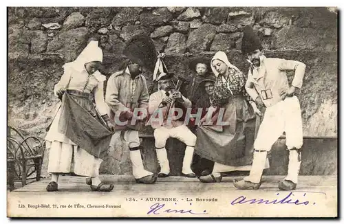 Ansichtskarte AK Folklore Auvergne La Montagnarde La bourree