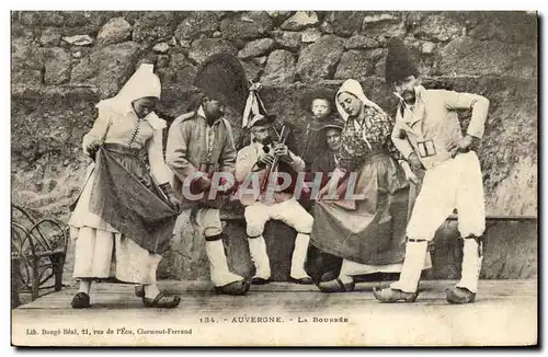 Cartes postales Folklore Auvergne La Montagnarde