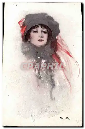 Cartes postales Fantaisie Illustrateur Femme Dorothy