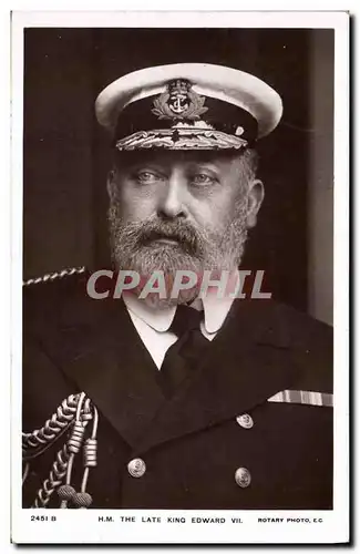 Cartes postales The late king Edward VII