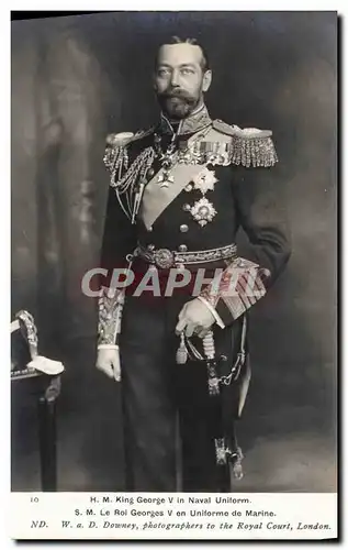 Cartes postales HM King George V in Naval uniform