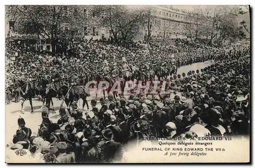 Cartes postales Funerailles de SM Edouard VII Quelques delegues etrangers