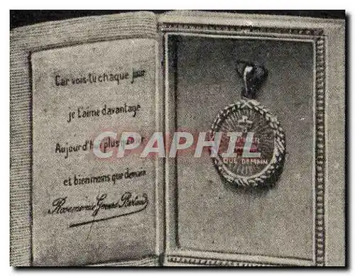 Cartes postales Medaille d&#39amour Poesie Les vieux Rosemonde Rostand