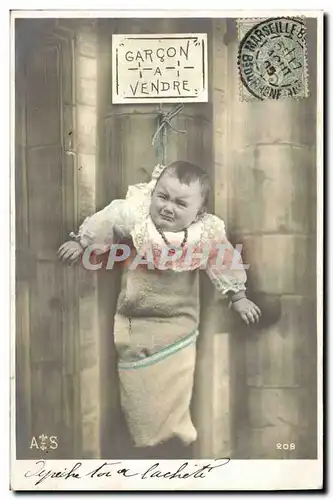 Cartes postales Fantaisie Bebe Enfant Garcon a vendre