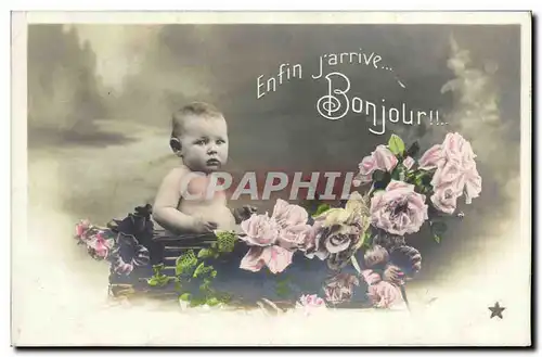 Cartes postales Fantaisie Bebe Enfant