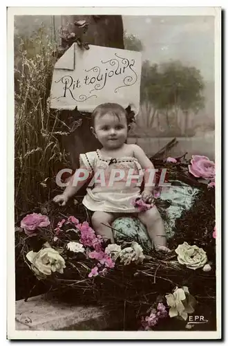 Cartes postales Fantaisie Bebe Enfant