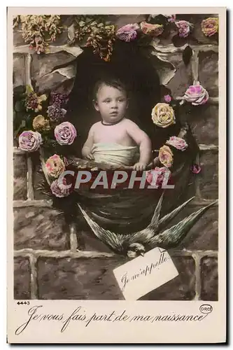 Cartes postales Fantaisie Bebe Enfant