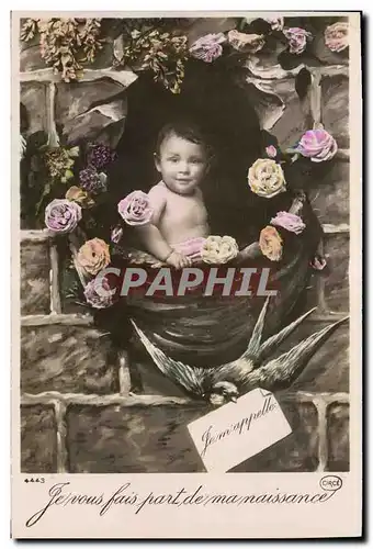 Cartes postales Fantaisie Bebe Enfant