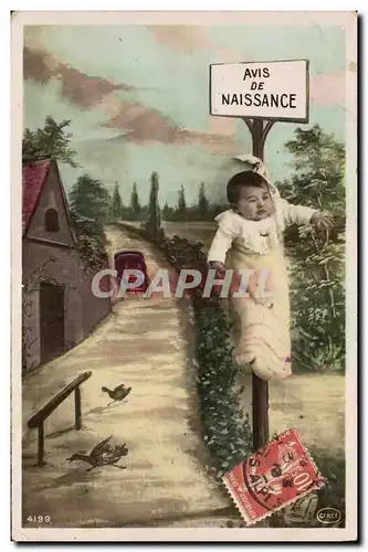 Cartes postales Fantaisie Bebe Enfant