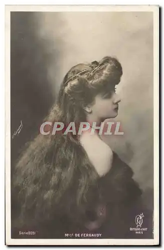 Cartes postales Theatre Mlle de Fergaudy