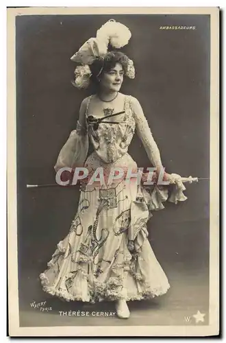 Cartes postales Theatre Ambassadeurs Therese Cernay