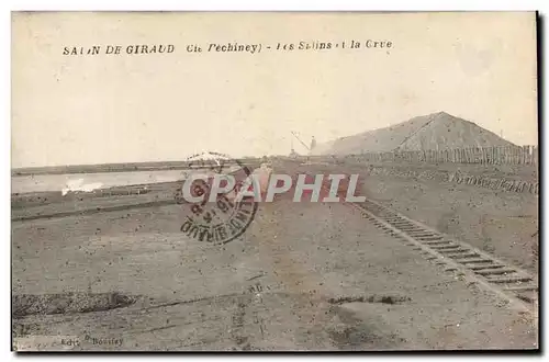Cartes postales Folklore Marais Salants Salin de Giraud Cie Pechiney Les salins et la Greve
