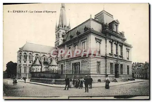 Ansichtskarte AK Banque Caisse d&#39Epargne Epernay