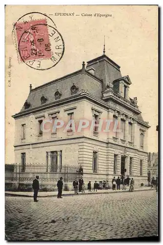 Cartes postales Banque Caisse d&#39Epargne Epernay