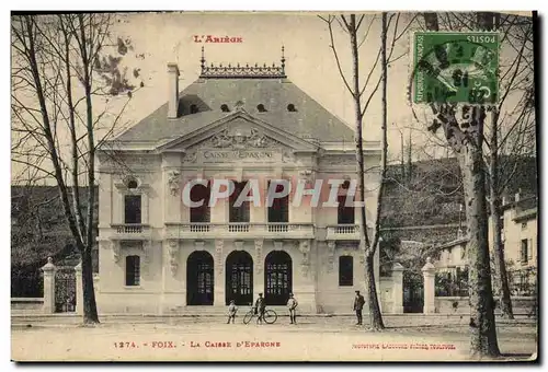 Cartes postales Banque Caisse d&#39Epargne Foix