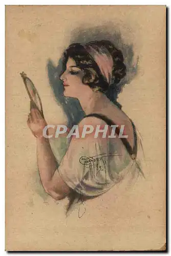 Cartes postales Fantaisie Illustrateur Femme