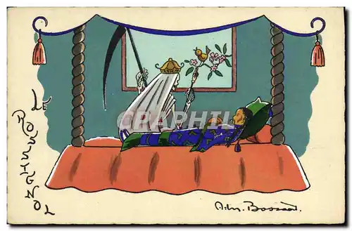 Ansichtskarte AK Fantaisie Illustrateur Le rossignol