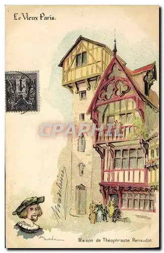 Cartes postales Le Vieux Paris Maison de Theophraste Renaudot