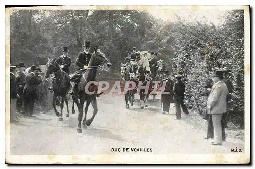 Cartes postales Duc de Noailles