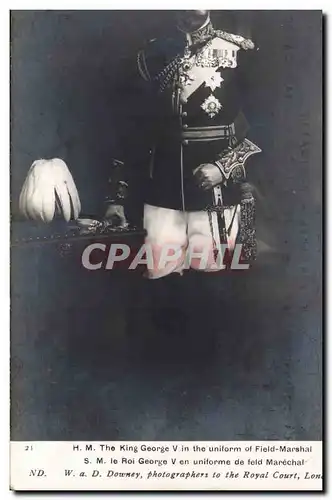 Cartes postales HM The king George V in the uniform of the Field Marshal