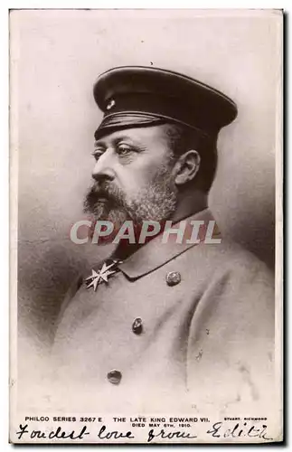 Cartes postales The late king Edward VII