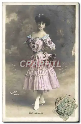 Cartes postales Theatre Christiane