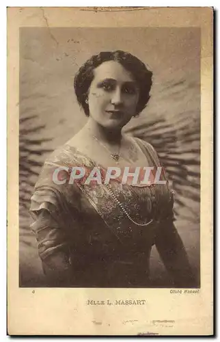 Cartes postales Theatre Mlle L Massart