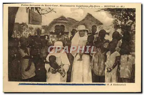 Cartes postales Petites servantes du Sacre Coeur Missionnaires catechistes des noirs Menton