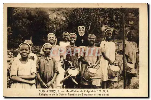 Cartes postales Sud Afrique Auxiliaires de l&#39apostolat OMI Religieuse de Sainte Famille de Bordeaux et ses el