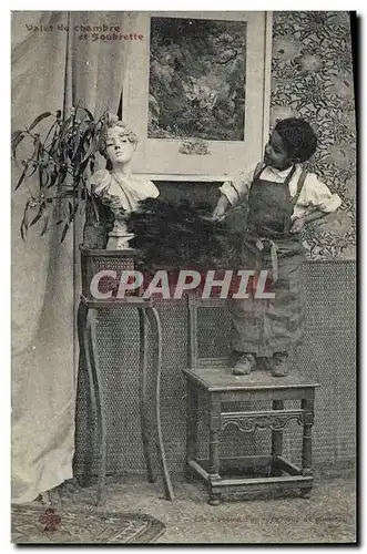 Cartes postales Enfant negre Valet de chambre et Soubrette