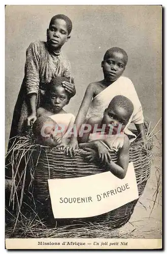 Cartes postales Missions d&#39Afrique Un joli petit nid