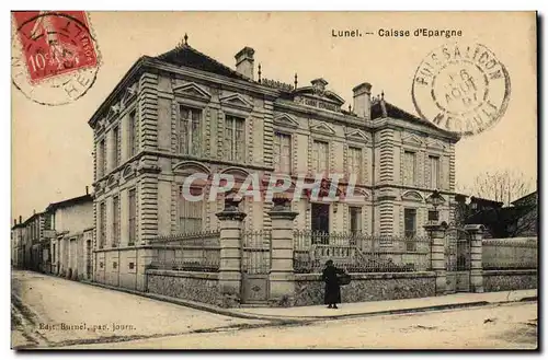 Cartes postales Banque Caisse d&#39Epargne Lunel