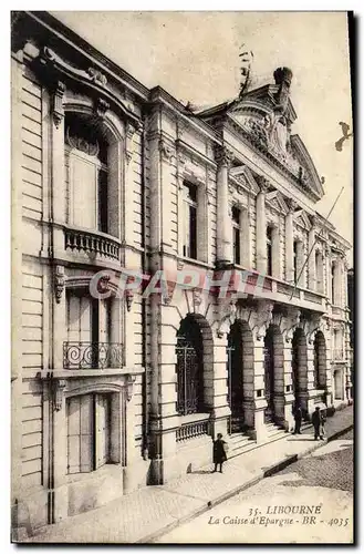 Cartes postales Banque Caisse d&#39Epargne Libourne
