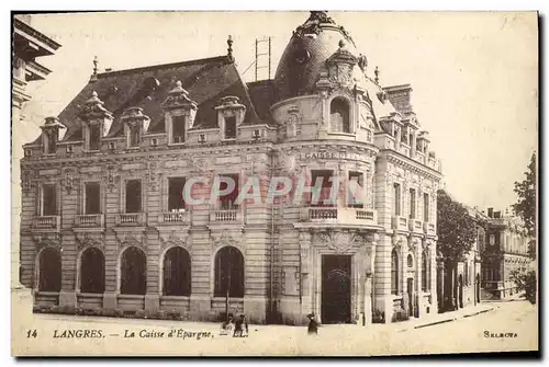 Ansichtskarte AK Banque Caisse d&#39Epargne Langres