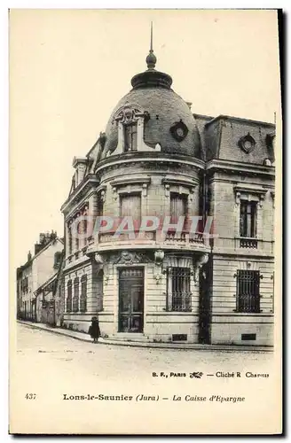 Cartes postales Banque Caisse d&#39Epargne Lons le Saulnier