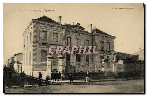 Cartes postales Banque Caisse d&#39Epargne Lunel