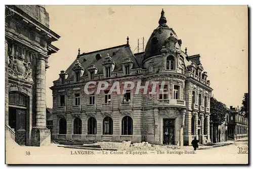 Cartes postales Banque Caisse d&#39Epargne Langres