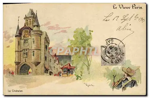 Cartes postales Vieux Paris Le Chatelet