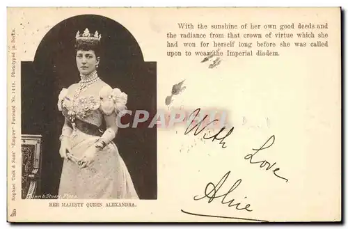 Cartes postales Her Majesty Queen Alexandra