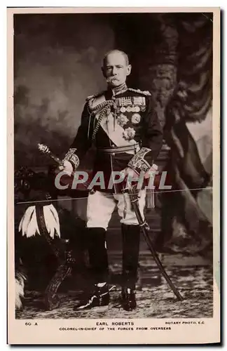 Cartes postales Earl Roberts Colonel in chief of the Forces from overseas