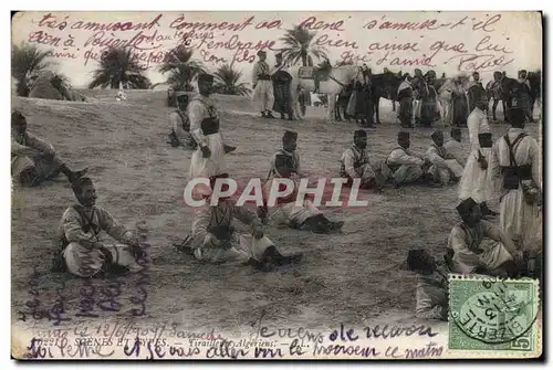 Cartes postales Militaria Tirailleurs algeriens