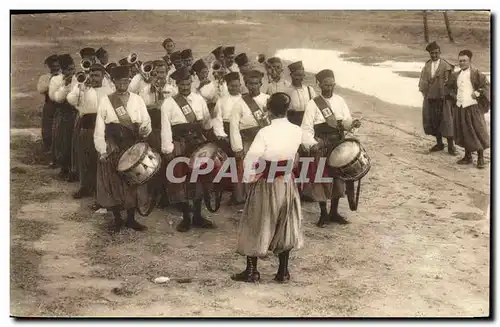 Cartes postales Militaria Scenes algeriennes Nouba des Tirailleurs