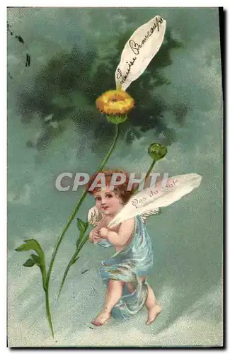 Cartes postales Ange Fleur Pas du tout