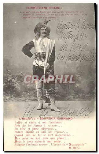 Cartes postales Figaro L&#39heure du Souvenir Normand