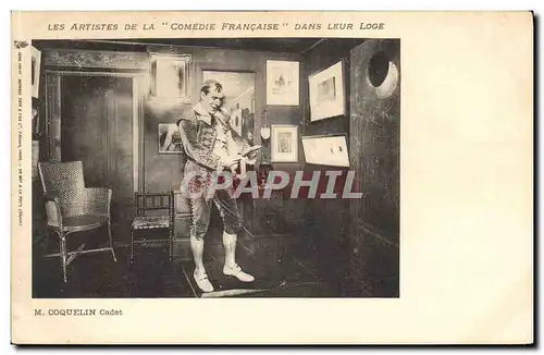 Cartes postales M Coquelin