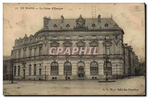 Cartes postales Banque Le Mans Caisse d&#39Epargne