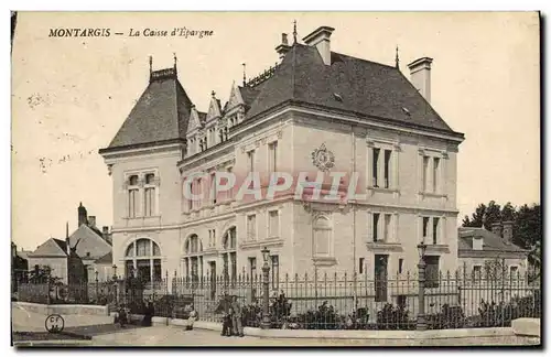 Cartes postales Banque Montargis Caisse d&#39Epargne