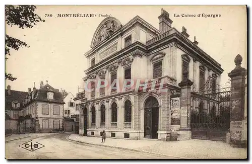 Cartes postales Banque Montbeliard Caisse d&#39Epargne