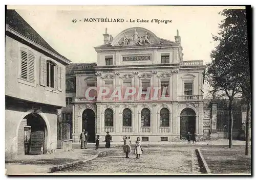 Cartes postales Banque Montbeliard La Caisse d&#39Epargne